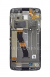 Фотография 2 — Экран LCD в сборке с тач-скрином и ободком для BlackBerry DTEK60, Серый (Earth Silver)