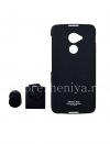 Фотография 12 — Фирменный пластиковый чехол-крышка IMAK Sandy Shell для BlackBerry DTEK60, Черный (Black)