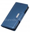 Фотография 5 — Кожаный чехол-книжка для BlackBerry KEY2 LE, Синий