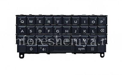 Оригинальная английская клавиатура в сборке с платой, сенсорным элементом и сканером отпечатков пальцев для BlackBerry KEY2 LE, Slate, QWERTY