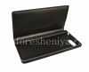 Фотография 5 — Оригинальный кожаный чехол с открывающейся крышкой Flip Case для BlackBerry KEY2, Черный (Black)