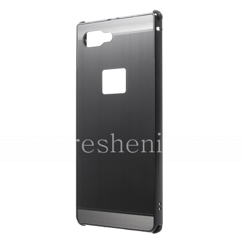 Галерея фотографий товара Эксклюзивный комбинированный чехол Aluminium для BlackBerry KEY2, Антрацит