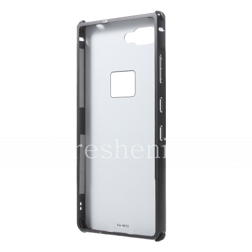 Галерея фотографий товара Эксклюзивный комбинированный чехол Aluminium для BlackBerry KEY2, Антрацит