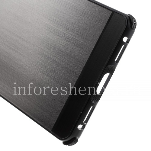 Галерея фотографий товара Эксклюзивный комбинированный чехол Aluminium для BlackBerry KEY2, Антрацит