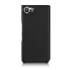 Фотография 2 — Оригинальный кожаный чехол с открывающейся крышкой Flip Case для BlackBerry KEYone, Черный (Black)