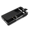 Photo 4 — BlackBerry KEYone用フリップふたフリップケースとオリジナルレザーケース, 黒（ブラック）