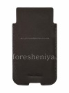 Фотография 2 — Оригинальный кожаный чехол-карман Pocket Sleeve для BlackBerry KEYone, Черный (Black)