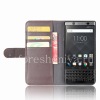Фотография 6 — Кожаный чехол горизонтально открывающийся "Классика" для BlackBerry KEYone, Эспрессо