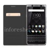 Photo 4 — Leather case horizontally opening "Matte" for BlackBerry KEYone, The black