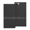 Photo 6 — حقيبة جلد افتتاح الأفقي "مات" لBlackBerry KEYone, أسود