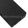 Фотография 5 — Кожаный чехол горизонтально открывающийся "Рельефный" для BlackBerry KEYone, Черный
