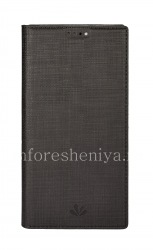 Ledertasche horizontal öffnenden Vili Folio für BlackBerry Keyone, schwarz