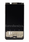 Экран LCD + тач-скрин + ободок для BlackBerry KEYone, Металлик