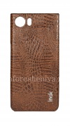 Photo 1 — Feste Kunststoffabdeckung, Abdeckung für IMAK Krokodil BlackBerry Keyone, braun