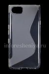 Photo 1 — Etui en silicone pour le compactage Streamline BlackBerry KEYONE, transparent