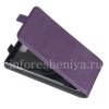Photo 2 — Leder-Etui für vertikal öffnenden BlackBerry Keyone, lila