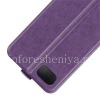 Фотография 3 — Кожаный чехол вертикально открывающийся для BlackBerry KEYone, Фиолетовый