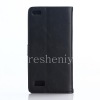 Photo 2 — Horisontal Kulit Kasus dengan fungsi pembukaan Berdiri BlackBerry Leap, hitam