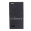 Photo 6 — Caso de cuero horizontal apertura "madera" para BlackBerry Leap, negro