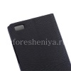 Photo 7 — Caso de cuero horizontal apertura "madera" para BlackBerry Leap, negro