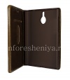 Photo 5 — Signature Leather Case CaseMe Premium kelas penutup pembukaan horisontal untuk BlackBerry Passport Perak Edition, Brown (Brown), untuk edisi Perak