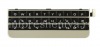 Фотография 1 — Оригинальная английская клавиатура в сборке с платой и сенсорным элементом для BlackBerry Passport Silver Edition, Серебряный/ Черный, QWERTY