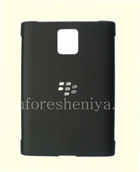 La tapa de plástico original, cubierta del caso de Shell duro para BlackBerry Passport, Negro (negro)