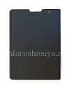 Photo 1 — Kasus kulit asli dengan pembukaan horisontal penutup Kulit Balik Kasus untuk BlackBerry Passport, Black (hitam)