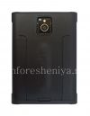 Фотография 2 — Оригинальный кожаный чехол Leather Flex Shell для BlackBerry Passport, Черный (Black)