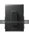 Фотография 3 — Оригинальный кожаный чехол с клипсой Leather Swivel Holster для BlackBerry Passport, Черный (Black)