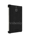 Фотография 4 — Оригинальный кожаный чехол Leather Flex Shell для BlackBerry Passport, Черный (Black), для Silver Edition