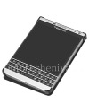 Photo 3 — La funda de cuero original con la cubierta del cuero horizontal apertura del caso del tirón para Blackberry Passport, Negro (negro), para la edición de plata