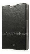 Photo 1 — খোলার ফাংশন ডায়েরি সঙ্গে অনুভূমিক চামড়া কেস দাঁড়িয়েছে BlackBerry Passport, কালো