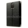 Photo 2 — Horizontal Ledertasche mit Öffnungsfunktion Tagebuch steht für Blackberry Passport, schwarz
