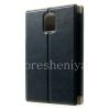 Photo 2 — Horizontal Ledertasche mit Öffnungsfunktion Tagebuch steht für Blackberry Passport, Marineblau
