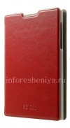Photo 1 — Horizontal Ledertasche mit Öffnungsfunktion Tagebuch steht für Blackberry Passport, Rote