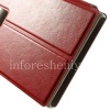 Фотография 8 — Кожаный чехол горизонтально открывающийся с функцией подставки Diary для BlackBerry Passport, Красный