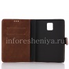 Photo 3 — Horizontal Ledertasche mit Öffnungsfunktion für Blackberry unterstützt Passport, Espresso