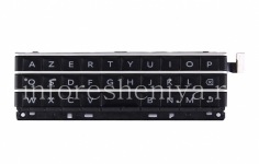 Оригинальная английская клавиатура в сборке с платой и сенсорным элементом для BlackBerry Passport, Черный, AZERTY