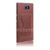 Photo 2 — Leather Case, Cover for BlackBerry Priv, Brown
