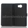Фотография 2 — Кожаный чехол горизонтально открывающийся “Классический” для BlackBerry Priv, Черный