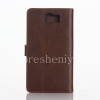 Photo 3 — Leather Case pembukaan horisontal "Classic" untuk BlackBerry Priv, coklat