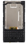Средняя часть корпуса в полной сборке с клавиатурой, динамиком, микрофоном и шлейфом боковых кнопок для BlackBerry Priv, Черный