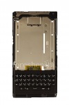 Photo 1 — 在与俄罗斯键盘（雕刻），扬声器，麦克风和BlackBerry Priv循环侧键完全组装外壳的中间部分, 黑