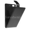 Фотография 1 — Кожаный чехол с вертикально открывающейся крышкой для BlackBerry Z3, Черный, Мелкая текстура