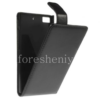 Кожаный чехол с вертикально открывающейся крышкой для BlackBerry Z3