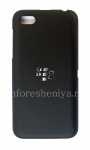 Оригинальная задняя крышка для BlackBerry Z5, Черный рельефный (Black Relief)