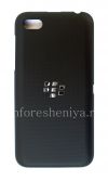 Photo 1 — Cubierta trasera original para BlackBerry Z5, Negro en relieve (Alivio Negro)