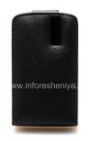 Photo 2 — Leather Case with vertical opening cover for BlackBerry 8300/8310/8320 Curve, Black, fine texture