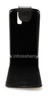 Photo 6 — Leather Case with vertical opening cover for BlackBerry 8300/8310/8320 Curve, Black, fine texture